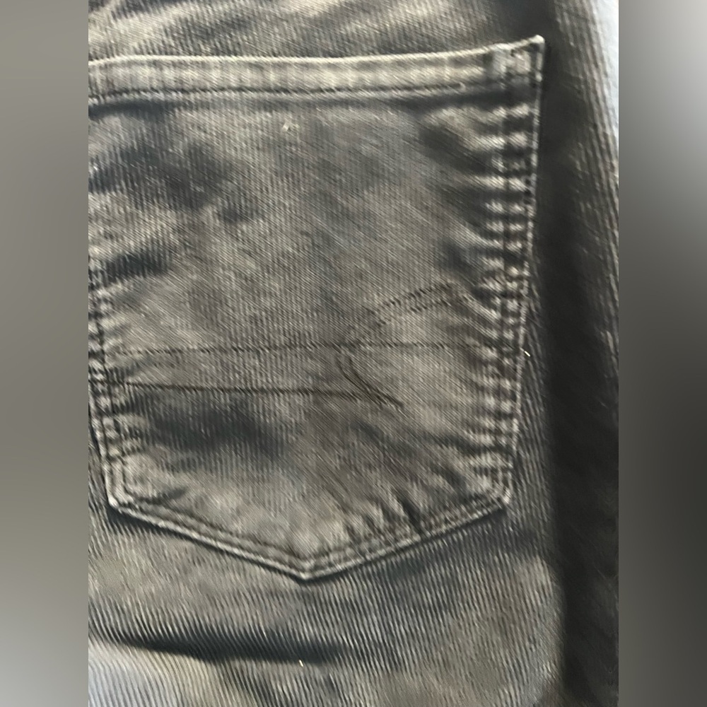 American Eagle Outfitters Gray Cord Stretch Button-Fly Flare - 4 - Picture 6 of 8